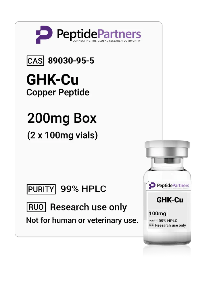 Ghkcu200_2_100_SH07_720x GHK-Cu Kit 100mg Vials, 200mg 500mg 1000mg 2000mg Boxes - Peptide Partners Research Grade