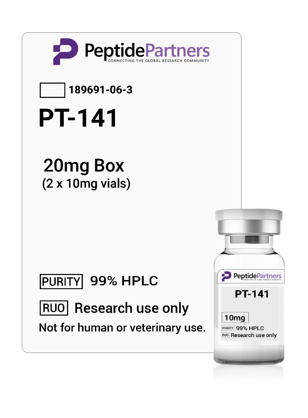 PT-141 (10mg vials) - Peptide Partners