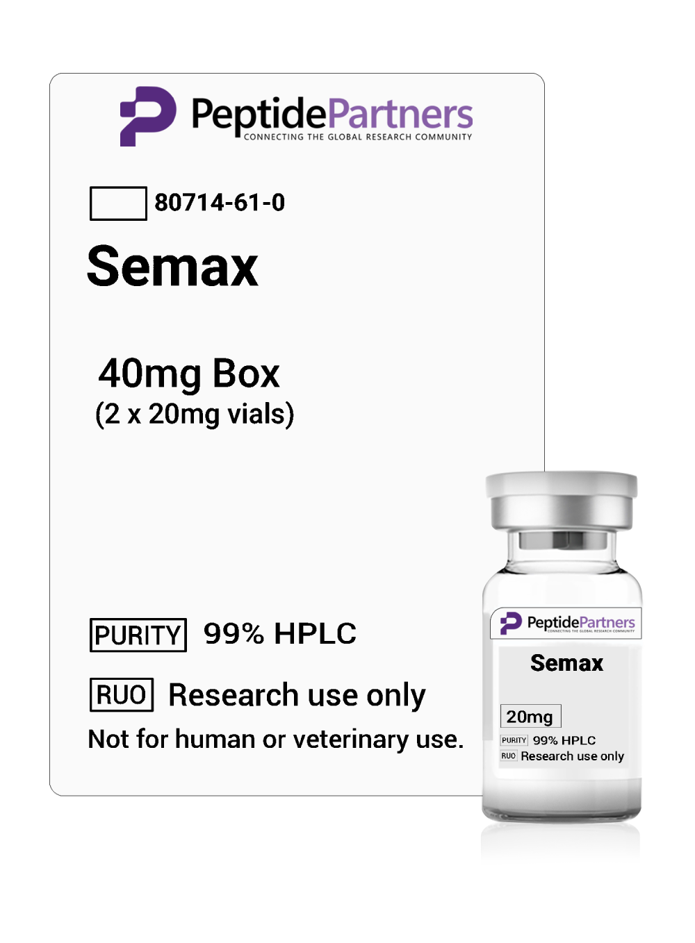 Semax (20mg vials) - Peptide Partners