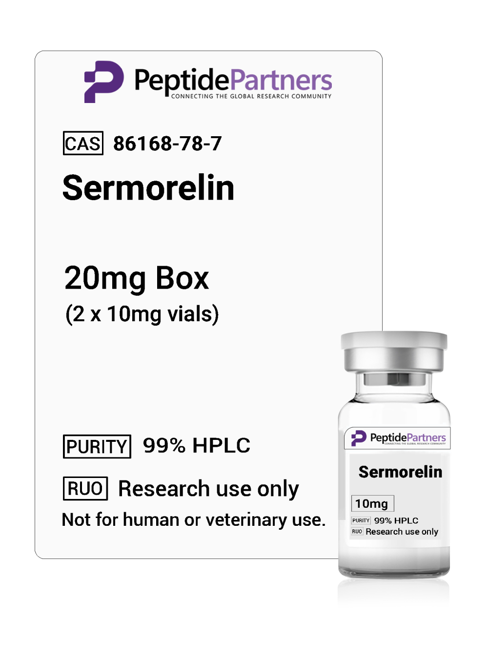 Sermorelin (10mg vials) - Peptide Partners